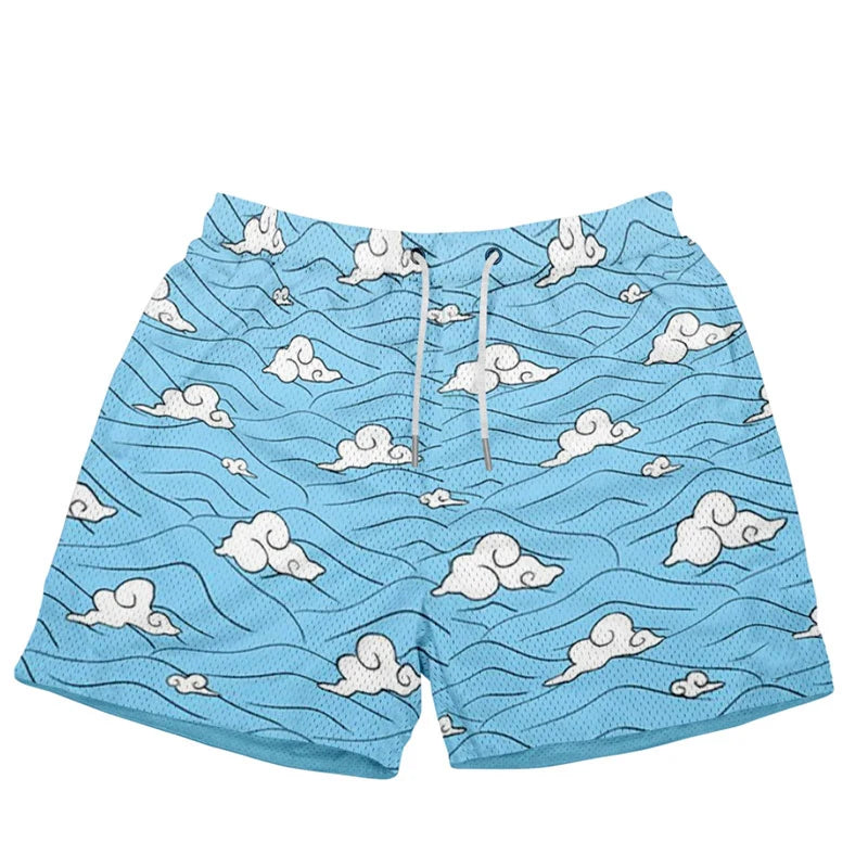 Anime Hajime no Ippo Shorts Summer Gyms Quick Drying Sport IPPO Shorts Fitness Exercise Beach Breathable Jogger Casual Shorts