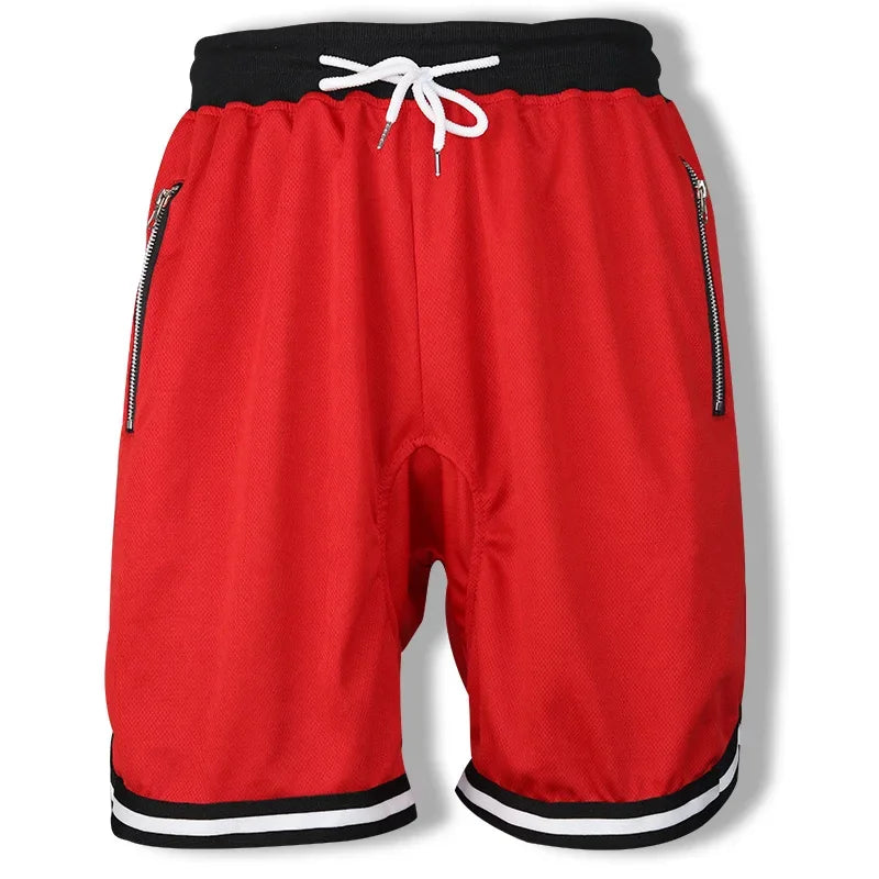 8 Colors Men's Gym Sports Jogger Shorts Breathable Sweat Wicking Quick Dry for Outdoor Running Basketball Training Beach Fitness