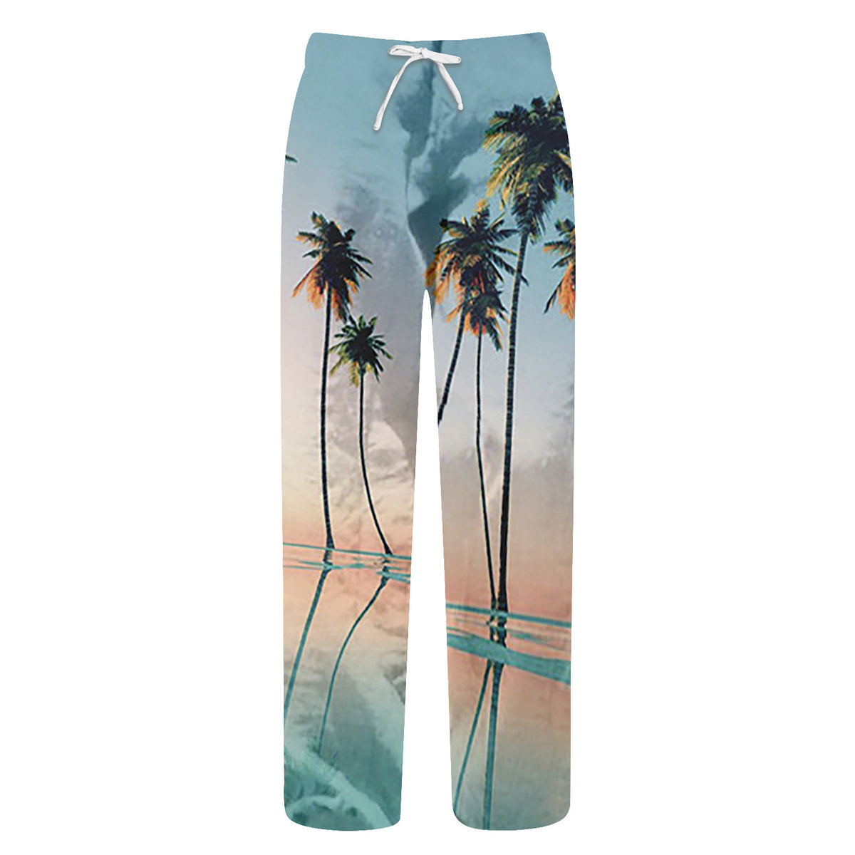 Summer Beach Hippie Harem Pants For Men Streetwear Baggy Boho Yoga Hawaiianss Drop Crotch Trouser Men'S Clothing Sports Pants