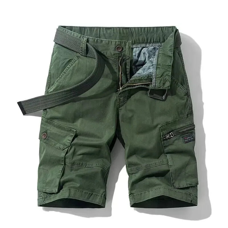 Summer Mens Shorts Cotton Slim Mens elastic Waist plus Size Underwear Sexy Swimming Trunk Summer Casual Pockets Beach Shorts Men