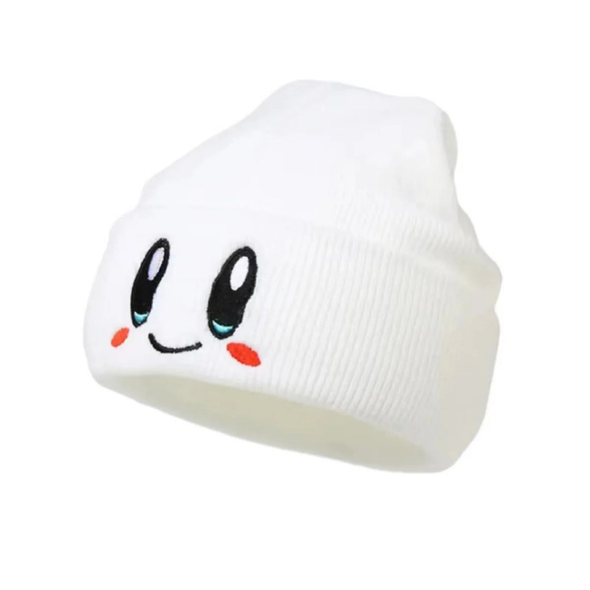 Big Eye Embroidery Elasticity Beanies  Cartoon Knitted Skull Caps Winter Warm Hip Hop Hats Men Crimping Melon Leather Hat