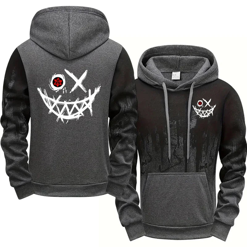 Men Single Piece Sweatshirts Sweatpants Versatile Men's Tracksuit Casual Comfort Fashion Daily Sports Simple Splashed Ink Hoodie