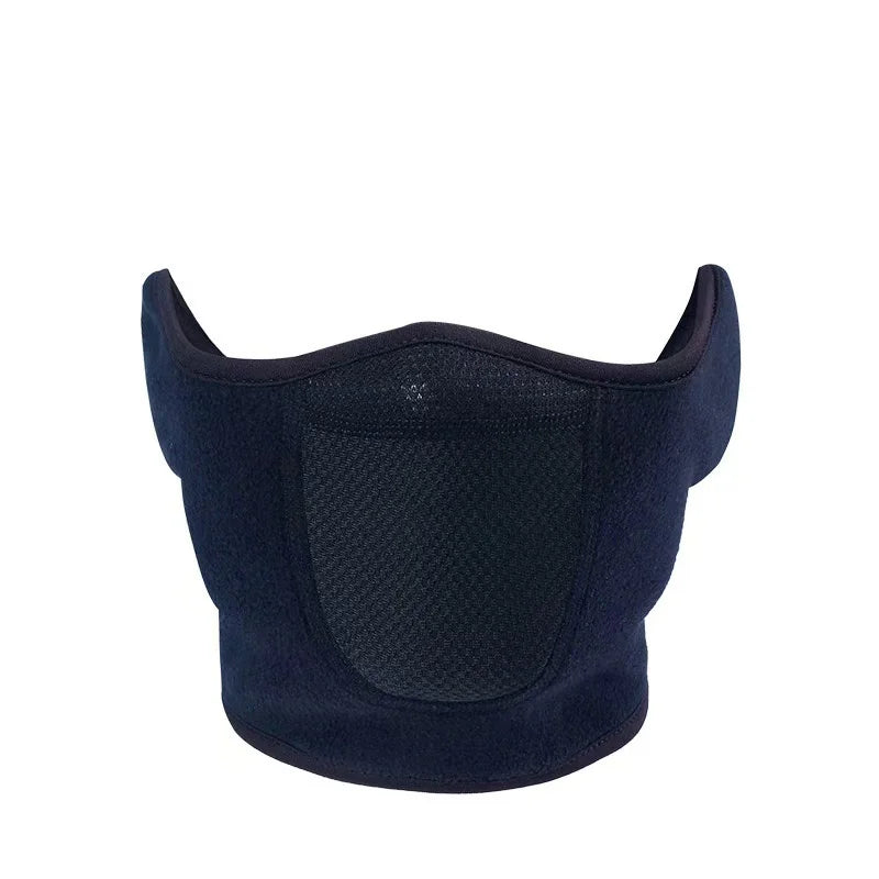 Cold Weather Neck Warmer Ear Cover Fleece Thermal Scarf Mask Face Bandana Skiing Cycling Sport Snowboard Hiking Men Women Winter