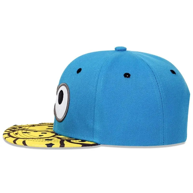 Unisex Eye PIZZA Embroidery Hip-hop Hats Spring and Autumn Outdoor Adjustable Casual Baseball Caps Sunscreen Hat