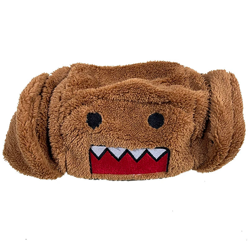 Lightweight Cartoon Hat for Men And Women Cute Funny Lei Feng Style Spring Summer Plush Decorative Hat Popular Fashion Accessory
