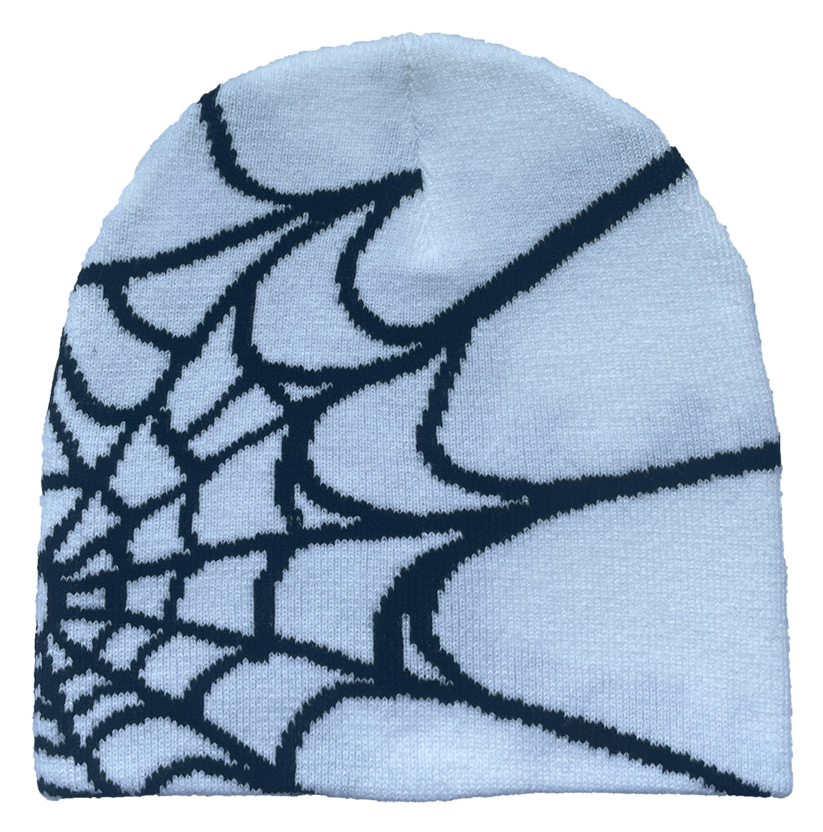Unisex Spider Web Printed Knit Hat, Warm Outdoor Pullover Hat Personality Beanie Hat