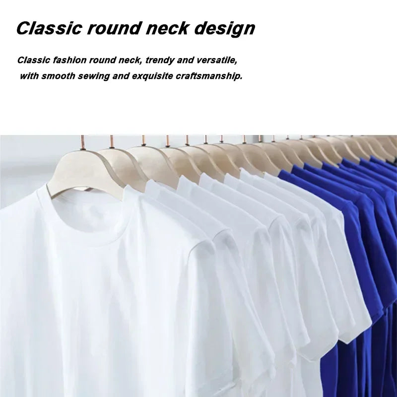 Men's High Quality T-shirt 100% Cotton T-shirt Funny Friends Print T Shirt Loose Summer Cool O-neck Men T-shirt Male Tops Tee