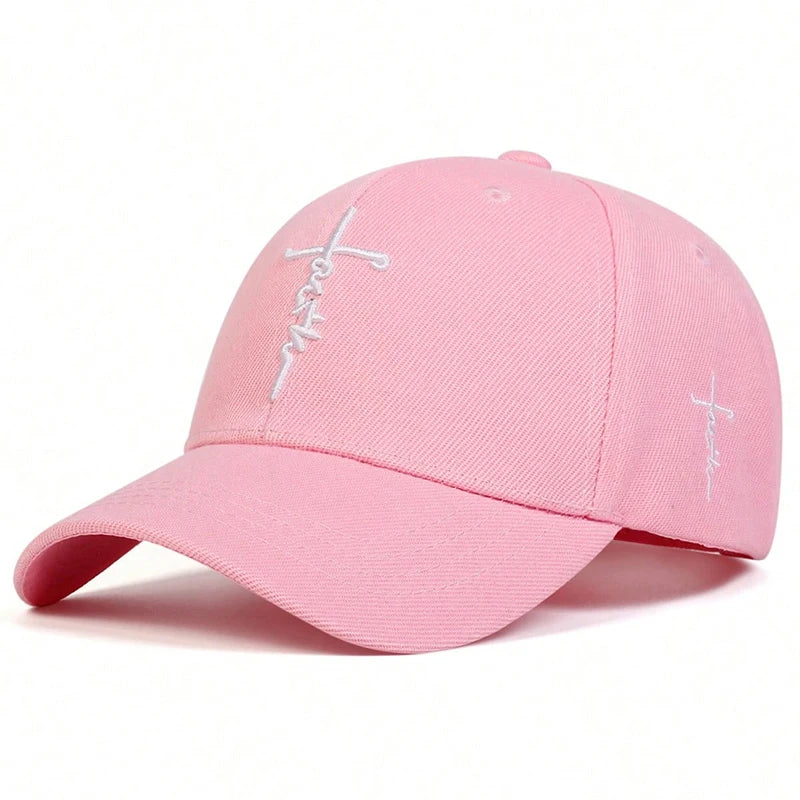 Fashion Faith Embroidery Baseball Cap Men Women Spring Summer Sun Hats Cotton Snapback Hat Unises Hip Hop Trucker Caps Gorras