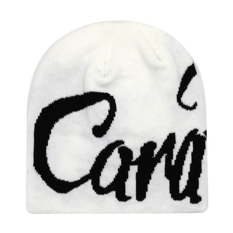 Fashion Letter Beanie Cargo Y2K Cap for Men Women Kanye Beanies Canada Winter Knitted Gorras Hombre Top Keep Warm Hat Outdoor