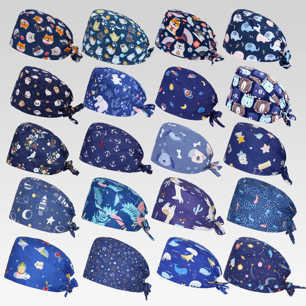 Sky Men's Cap for Doctor Nurses Lab Clinic Medical Scrub Caps Comfortable Soft Dentist Hats M596