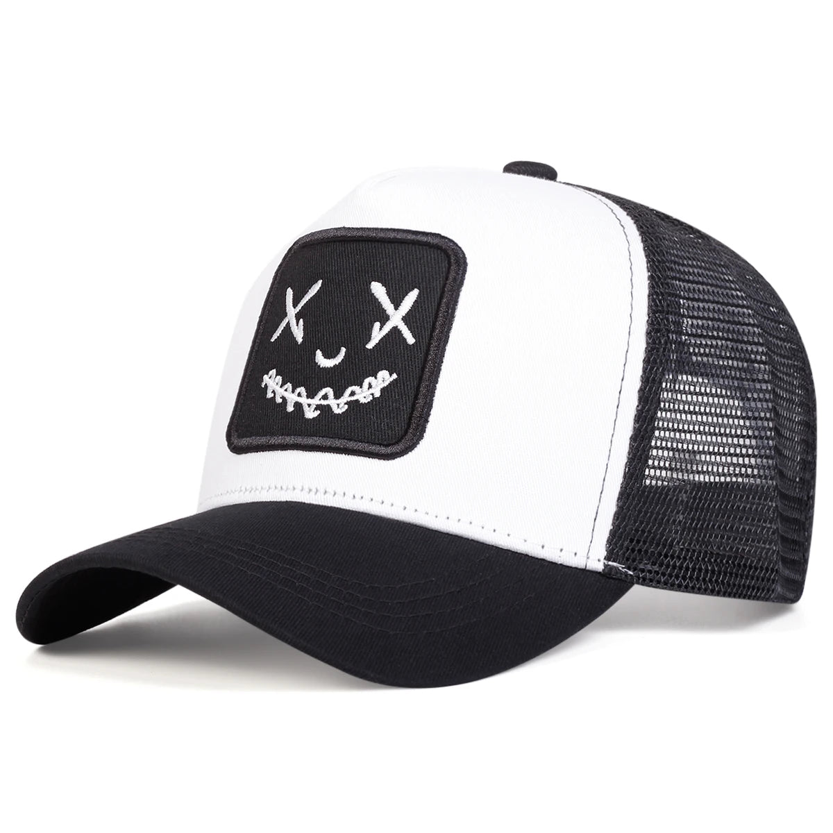 Unisex Personality Embroidery Baseball Net Caps Spring and Summer Outdoor Adjustable Casual Hats Sunscreen Hat Sports Golf Cap