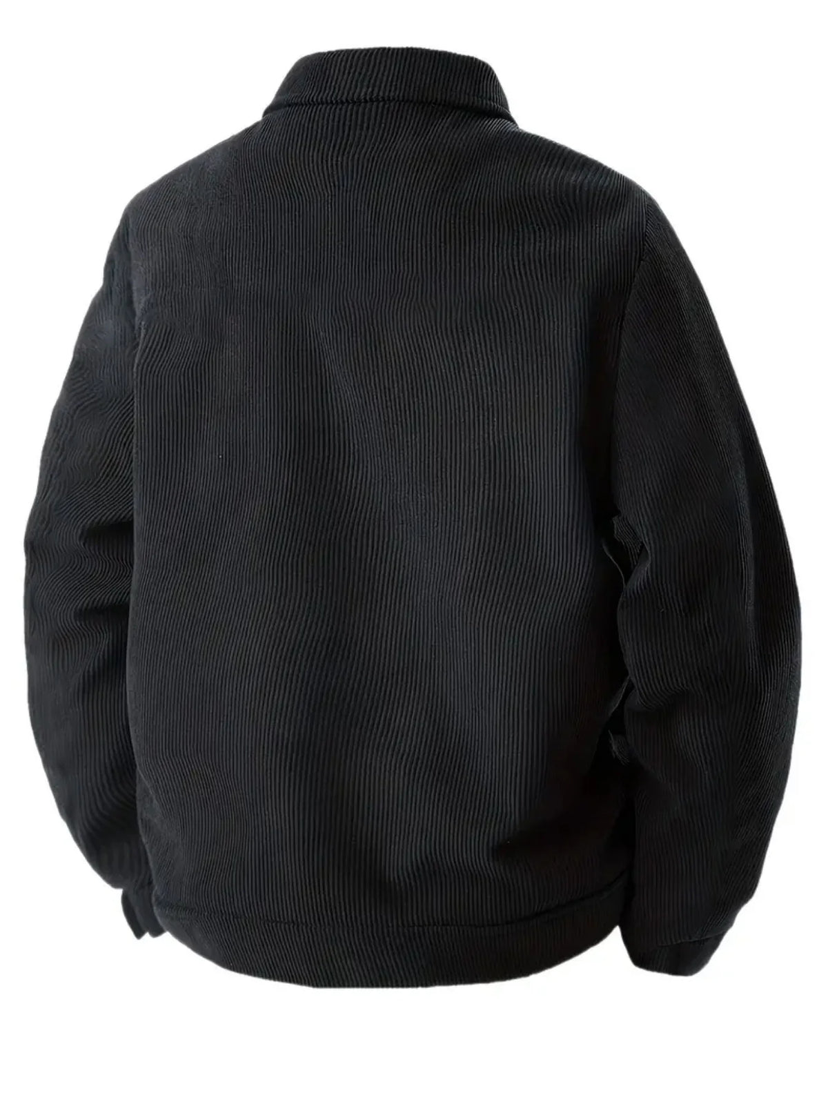 The 2025 New Autumn Corduroy Jacket for Men with a Lapel, Trendy Japanese Style Loose Coat