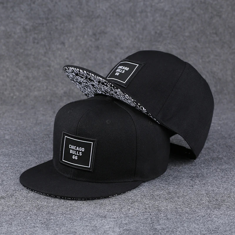 New Fashion Men's Letter Embroidery Tide All-match Flat Brim Baseball Cap Summer Hip-hop Hat Outdoor Shade Adjustable Peaked Cap