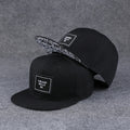 New Fashion Men's Letter Embroidery Tide All-match Flat Brim Baseball Cap Summer Hip-hop Hat Outdoor Shade Adjustable Peaked Cap
