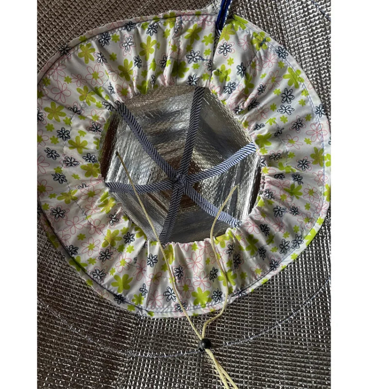 Sun & Rain Protection Hooded Cape - Breathable UV Hat for Farming/Gardening - Wide Brim Bucket Hat with Neck Cover