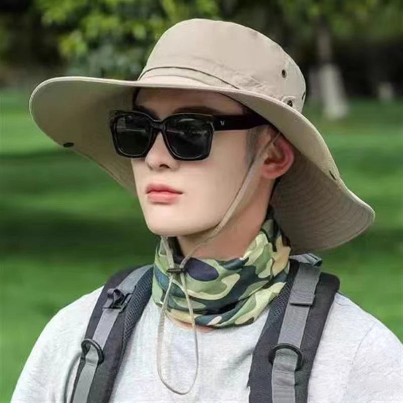 Unisex Hats Sun Shading Outdoor Sports Fishing Sun Hats Fashion Personalized Verstaile Mushroom Print Double-sided Bucket Hats