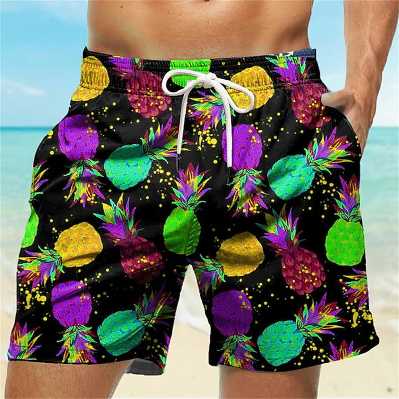 Men Shorts 3D Print Graffiti Art Pattern Beach Short Pants Causal Fashion Men Women Shorts Harajuku Y2k Swimming Board Trunks