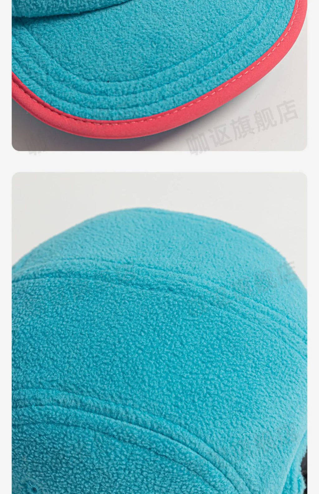 Flat brim niche baseball cap men's and women's retro fleece winter warm versatile cap