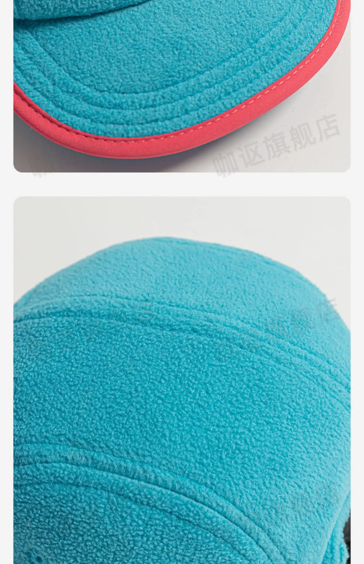 Flat brim niche baseball cap men's and women's retro fleece winter warm versatile cap