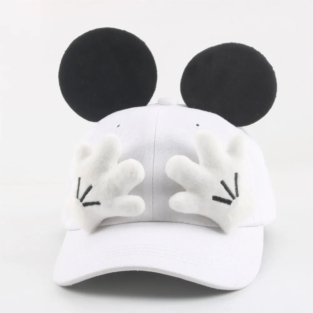 Cute Palm-ear Baseball Cap Unisex Trendy Cartoon-shaped Peaked Caps Sun Protection and Sunshade Baseball Cap for Outdoor Travel