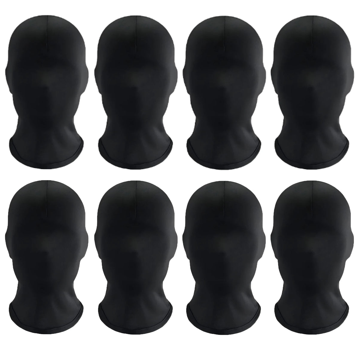 Non Hole Full Face Mask All-round Protection Wind-Protection Balaclava Hat Breathable High Elasticity Headgear for Men and Women