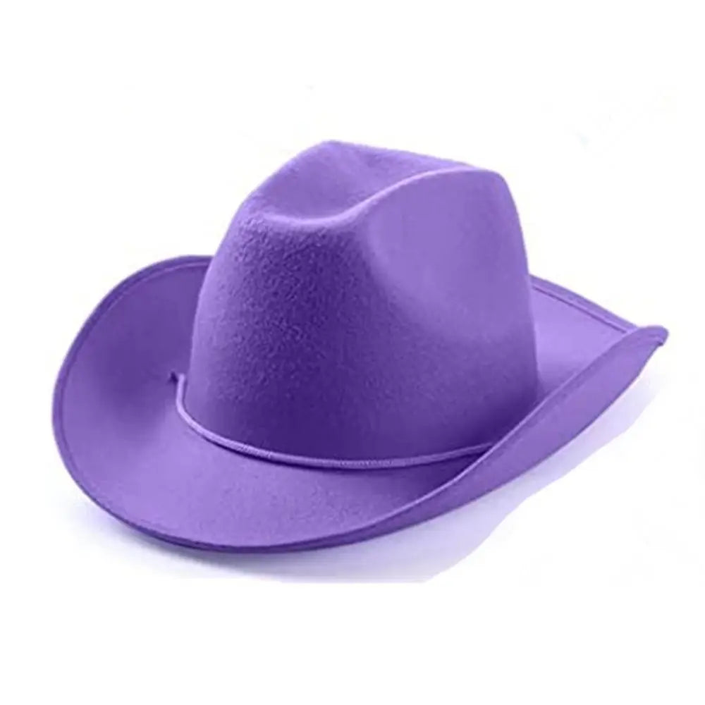 Pink Star White Cowgirl Hat Sequin Trim Fringe Cow Girl Hat Adjustable Cowboy Hat Neck Draw String Costume Party Play Dress-Up