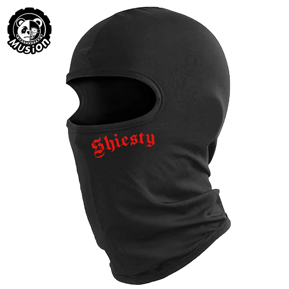 Musion Shiesty Ski Mask Y2K Hip Hop Balaclava Breathable Headwear for Riding and Outdoor Sport